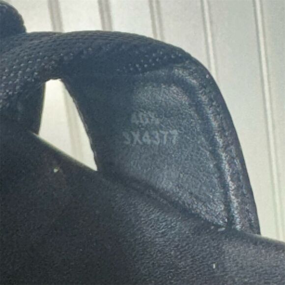 Prada Sport Black Wedge Sandals 40.5 Strappy Platform Hook & Loop Designer Shoes - Picture 11 of 11